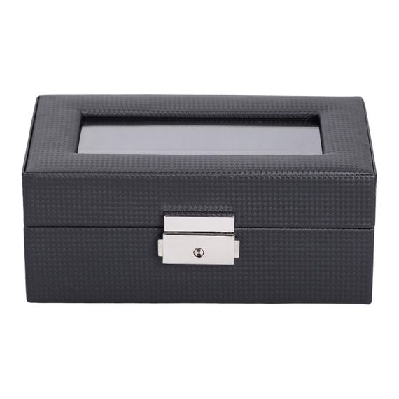 Шкатулка для наручных часов 19×11.5×8 см деревянная на 3 отсека кейс для хранения часов | Зображення 5