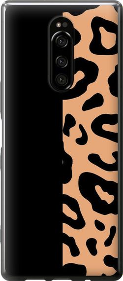 Чехол на Sony Xperia 1 J9110 Пятна леопарда "4269u-1760-17620"