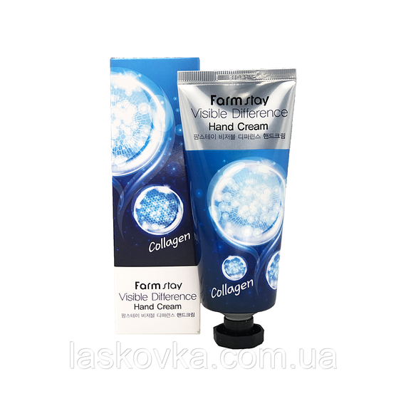 Крем для рук із колагеном FarmStay Visible Difference Hand Cream Collagen | Зображення 4