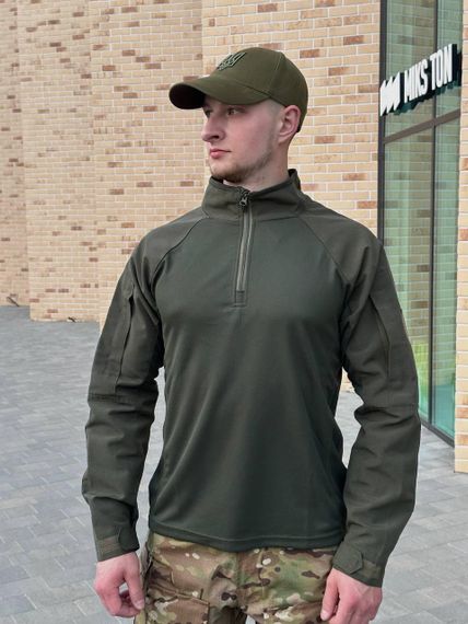 Убакс олива Military CollPass Olive , Військова сорочка . БАТАЛІ | Зображення 1