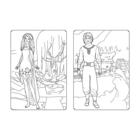 Раскраска Магия цвета. Волшебный мир Ранок 1807005 с наклейками | Зображення 3