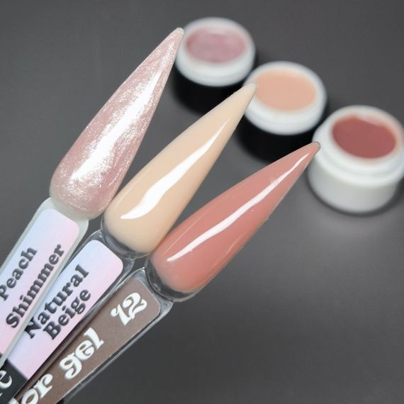 Микс гелей для наращивания ногтей №4 по 5мл (3шт)