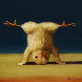 Йога курочка стойка на голове ©Lucia Heffernan