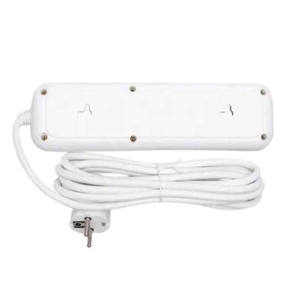Мережевий фільтр-подовжувач 3 розетки 3xUSBxA 1xUSB-C 3м білий HP-5-33 | Зображення 4