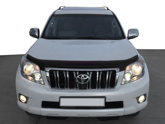 Дефлектор капота 2009-2013 (EuroCap) для Toyota Land Cruiser Prado 150 | Зображення 1