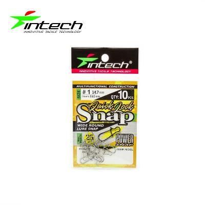 Застібка Intech Quick lock Snap (10 шт) (#1)
