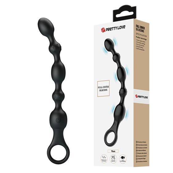 Анальный стимулятор - Pretty Love Van Anal Beads Black Sex Aura
