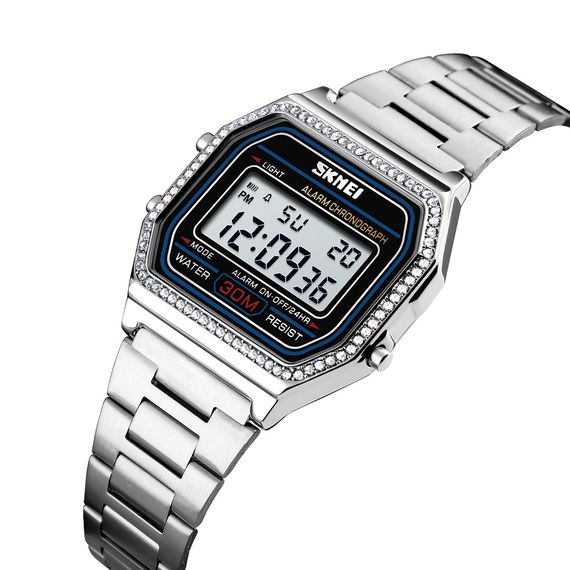 Жіночий годинник Skmei 1474SI Silver | Зображення 1