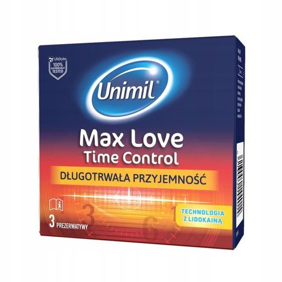 Презервативы UNIMIL BOX 3 MAX LOVE sexstyle