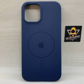 Чохол Iphone 12 Pro Max MagSafe SoftTouch м'який Протиударний Синій