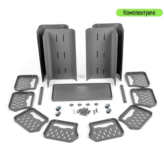 Стелаж універсальний для зберігання чотириярусний 60х30х77см SW-00002260 | Зображення 7