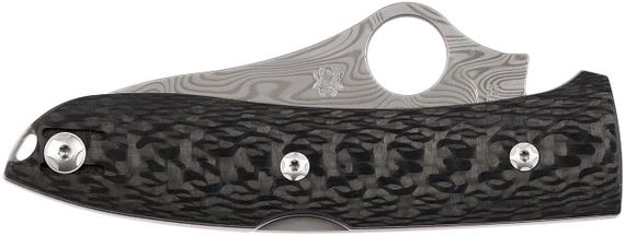 Ніж Spyderco SpyOpera Carbon Fiber Damasteel Thor | Зображення 4