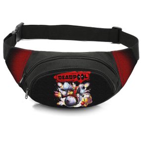 Сумка-бананка детская с принтом Дэдпул поясная сумка для мальчика (4495)