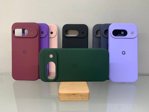 Чохол з логотипом Google Pixel 9 | Протиударний | Soft Touch | Зелений