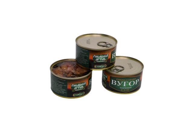 Угорь копченый в масле Рыбацкая Артель 230 г | Зображення 2