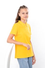 Футболка-поло для дівчинки (підліткова) Носи своє 164 Жовтий (p-14621-165673)