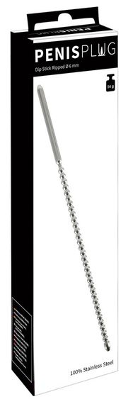 Уретральный стимулятор - Dip Stick Ripped 6MM sexstyle