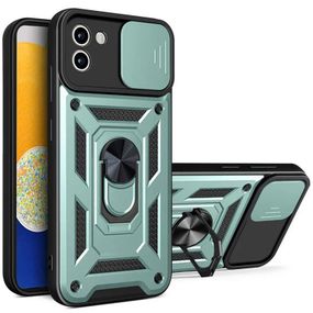 Чохол Ummi Camshield Serge Ring для Samsung Galaxy A03 Зелений