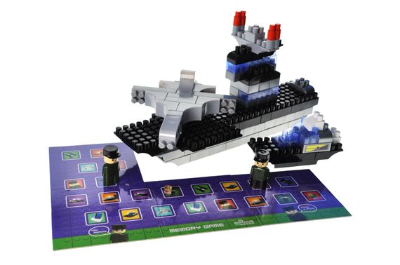 Конструктор блочний QB300-205 "Block&Steps: Морська Місія" + ходилка і меморі гра 3в1, 124дет. qbee | Зображення 4