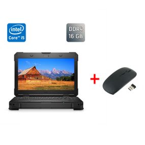 Захищений ноутбук Dell Latitude 5424 Rugged / 14" (1920x1080) IPS / Intel Core i5-8350U (4 (8) ядра по 1.7 - 3.6 GHz) / 8 GB DDR4 / 512 GB SSD / Intel UHD Graphics 620 / WebCam / Windows 10 б/в + Подарунок Бездротова миша / USB