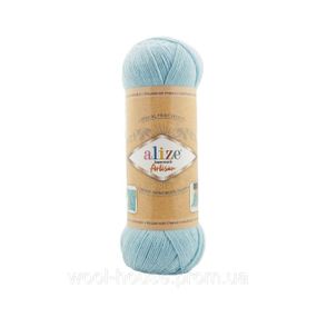 Шкарпеткова пряжа Alize Artisan Superwash, блакитний 522