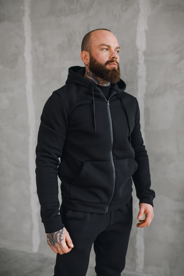 Костюм змійка зима БАТАЛ Черный XXXL 4XL | Зображення 2