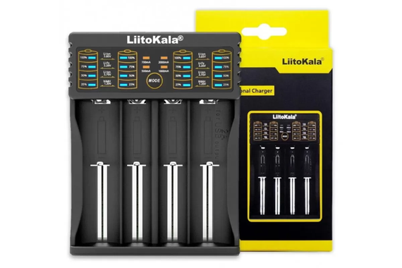 Универсальная зарядка для аккумуляторов + Power Bank LiitoKala Lii-402 18650, АА, ААА Li-Ion, LiFePO4, Ni-Mh | Зображення 1