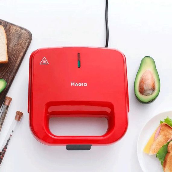 Бутербродниця сендвічниця MAGIO MG-376 750 Вт, бутербродниця електрична, електрична сендвічниця | Зображення 3