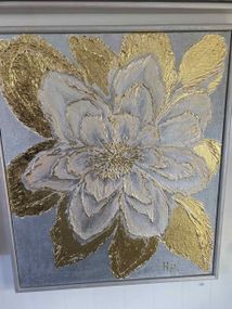 🌸✨ Інтер’єрна картина “Золота магнолія” 40×50 см ✨🌸
