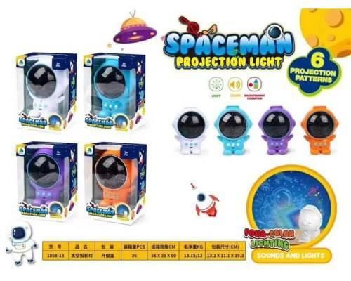 Ночник-проектор астронавт, SPACEMAN projection light 4 цвета | Зображення 1