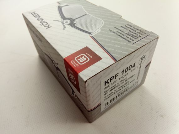 Колодки передні гальмівні Lanos 1.5, Konner (KPF-1004) (96316582) | Зображення 1