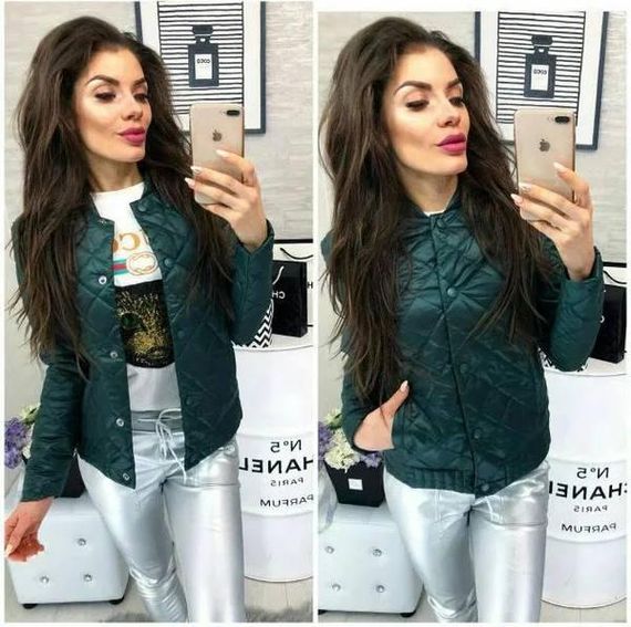 Куртка з ефектом стьобання, арт.310, бутилка