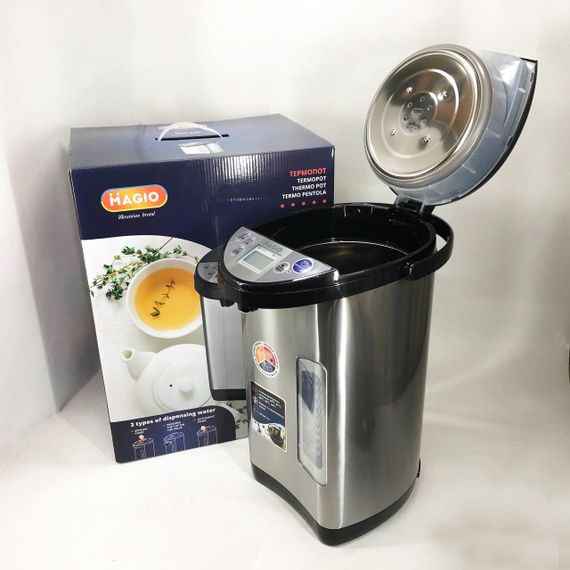 Термопот Magio MG-968, потужний електричний термопот для кухні, термопот з автоматичним вимкненням | Зображення 1