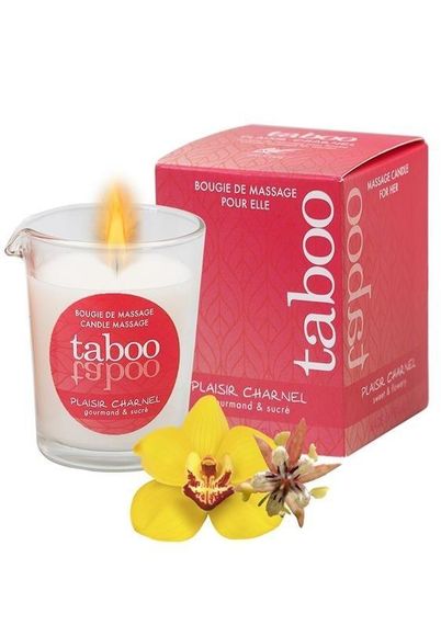 Массажная свеча - Taboo Plaisir Charnel, 60 г Sex Aura