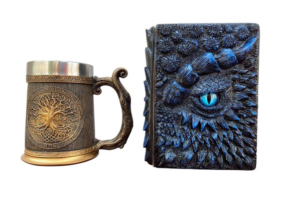 Подарунковий набір Кухоль 3D Друїд Ігграсиль і Блокнот 3D «Книга тіней і Глубін»