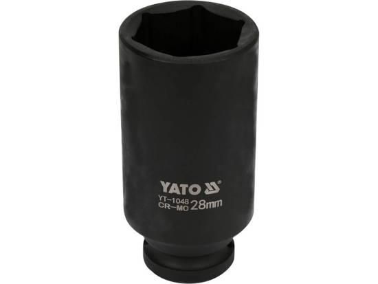 Головка ударна довга 1/2" М28х78 мм Польща YATO YT-1048