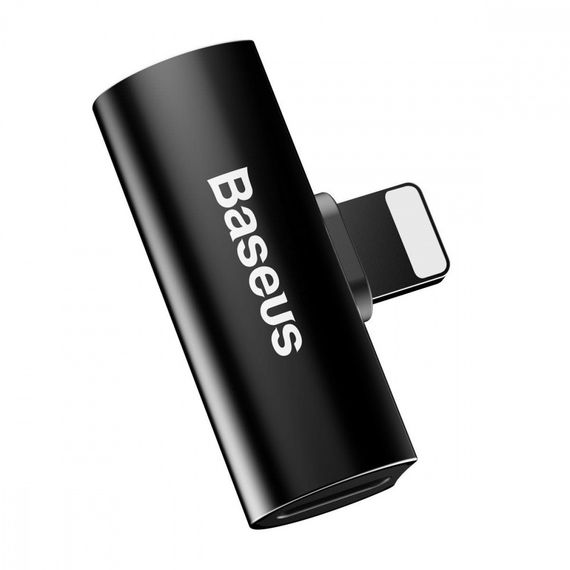 Перехідник AUX Baseus L46 Lightning to Lightning + Lightning, Сріблястий | Зображення 4