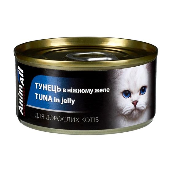 Вологий корм для котів з тунцем Animall Cat Wet, 85 гр