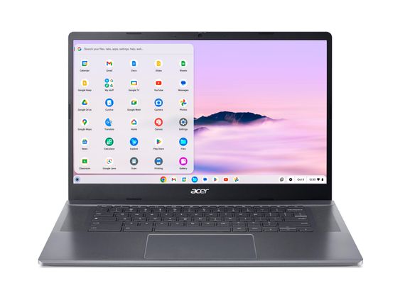 Ноутбук Acer Chromebook Plus CB515-2H 15' FHD IPS, Intel i5-1235U, 16GB, F512GB, UMA, ChromeOS, сірий (NX.KNUEU.004) | Зображення 9