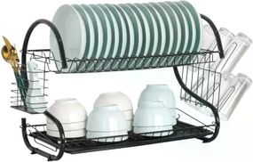Сушка для посуды настольная Bohmann BH 7323 52x25x36,5 см черная