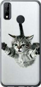 Чехол на Huawei P Smart 2020 Летящий котёнок "2322u-2060-17620"
