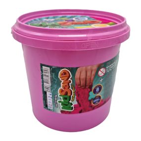 Набір креативної творчості "Кінетичний пісок" KidSand" KS-01-01 відро 1000г Рожевий