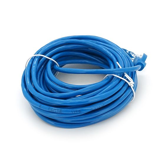 Патч-корд литой RITAR,UTP,RJ45,Cat.5e,15m,синий,Cu (медь) | Зображення 1