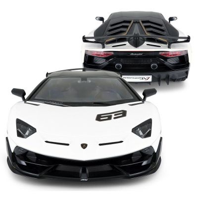 Радиоуправляемая игрушка Rastar Lamborghini Aventador SVJ 1:14 (96070 white) | Зображення 4