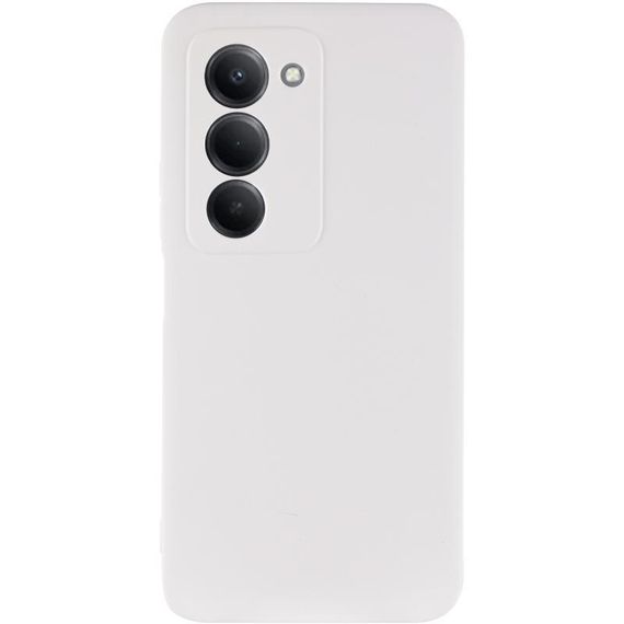 Чохол TPU GETMAN Liquid Silk Full Camera для Xiaomi Redmi 15 (EU) Білий / White | Зображення 1