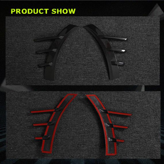 Аеродинамічні накладки на задній бампер Carbon Fiber V4 (для G87) для BMW 2 серія G42 2021- рр | Зображення 2