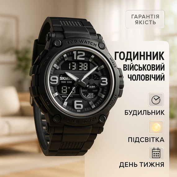 Спортивно тактические часы SKMEI, Полевые часы для армии Наручные на подарок военным KL-95