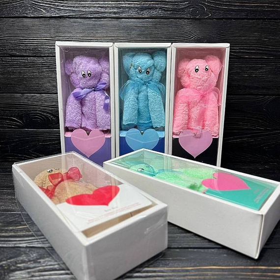 Подарунковий набір м'які рушники для обличчя 25-820 27*12cm