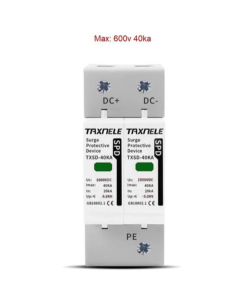 ЗІП DC до 40ka 600V Taxnele пристрій захисту від імпульсних перенапруг | Зображення 1