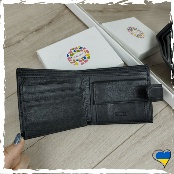 Чоловічий гаманець з натуральної шкіри. Кошелек мужской кожаный | Зображення 2